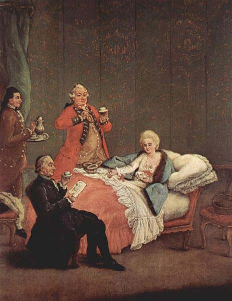 Pietro Longhi Die Morgenschokolade